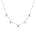 Station Necklace Grace Gold Stylish Statement Jewelry Accessory