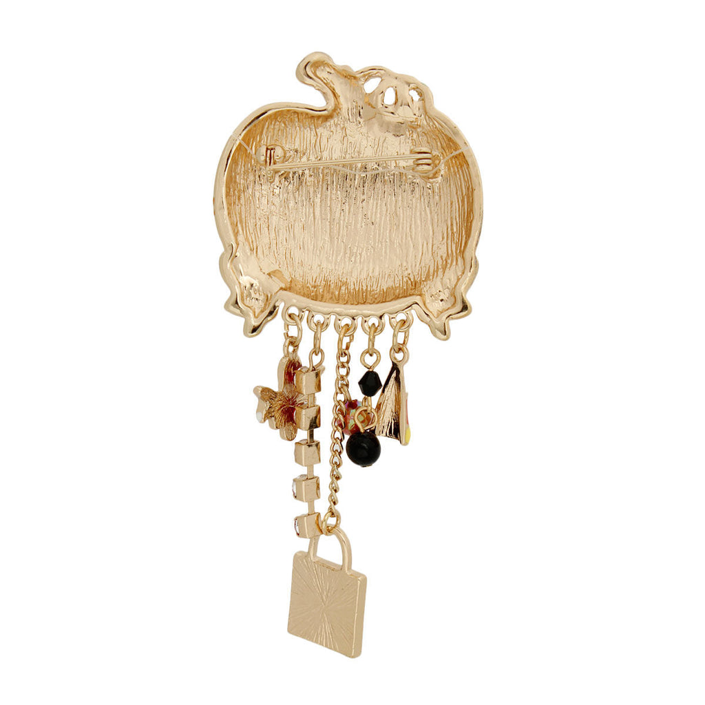 Statement Jack O Lantern Balloon Brooch Halloween Fashion Accessory