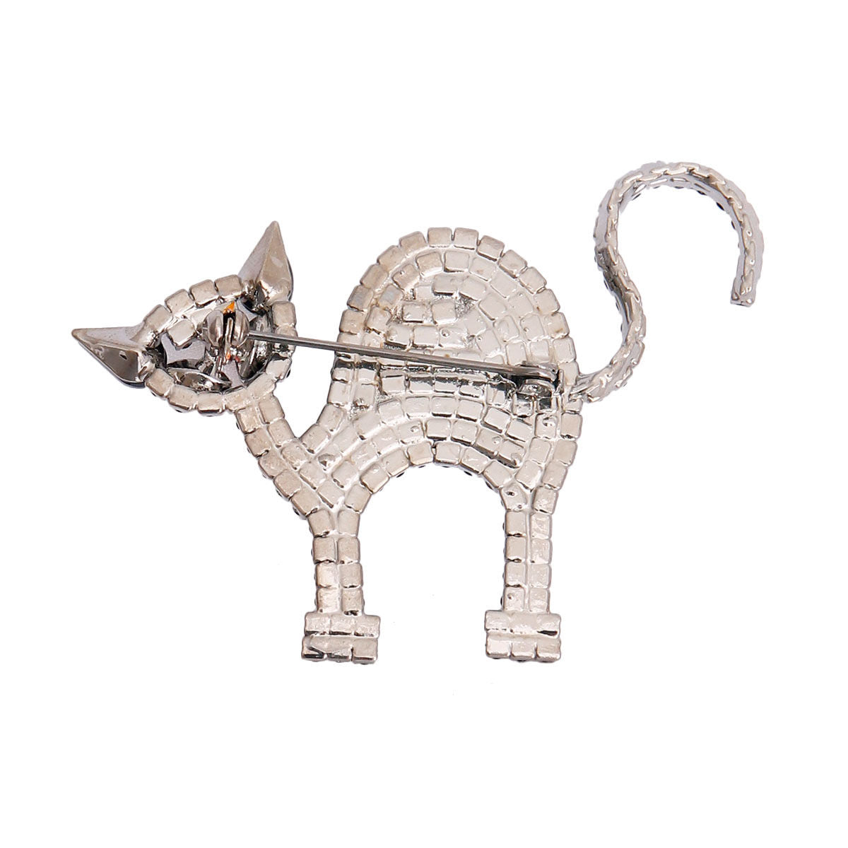 Halloween Black Cat Pin Stylish Fashion Accessory