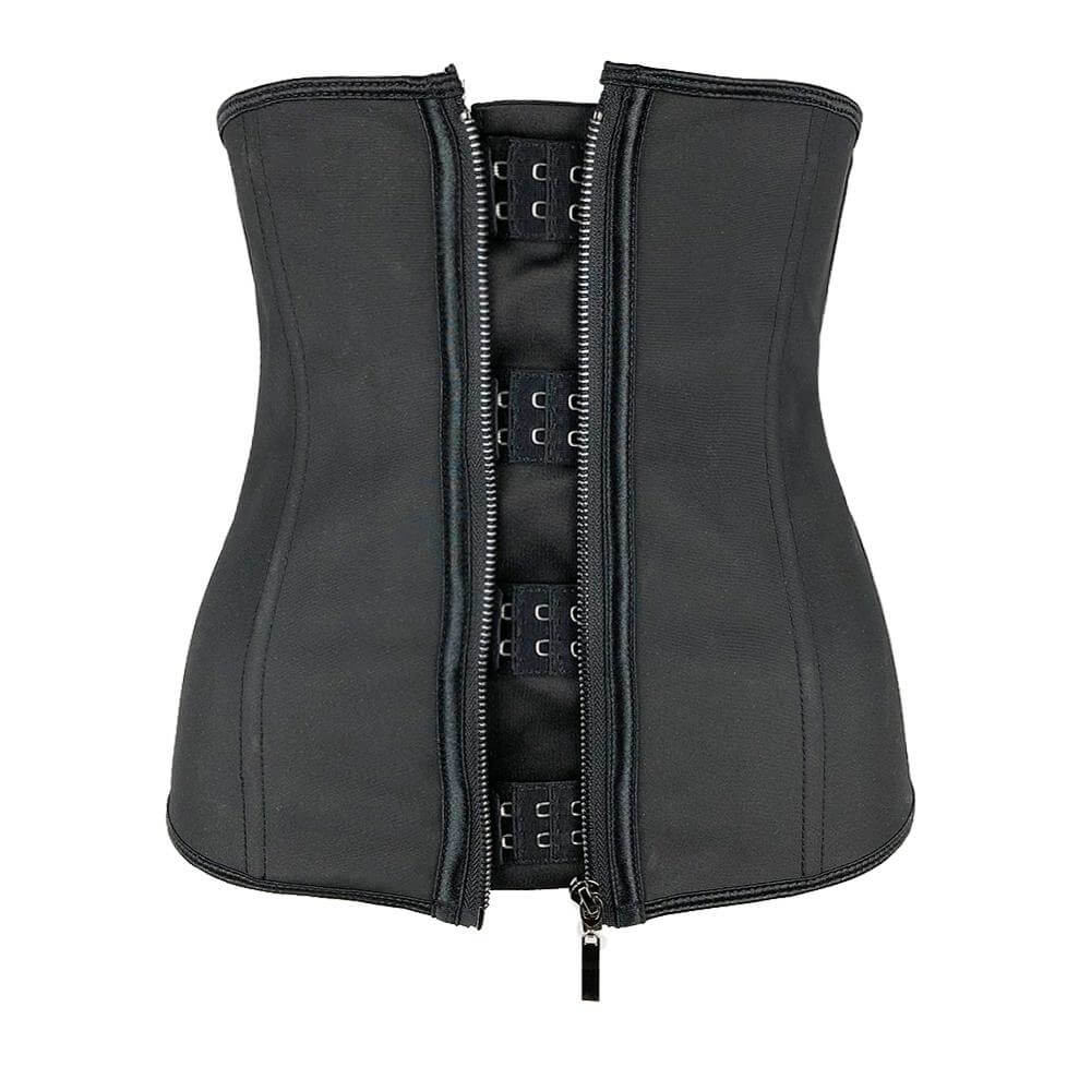 Latex Waist Trainer Corset for Women – Clip & Zip Tummy Control