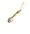 Pave The Way Shed Light Gold Necklace