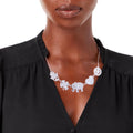 Lucky Charm Set Silver Rhinestone Stylish Jewelry Accessory