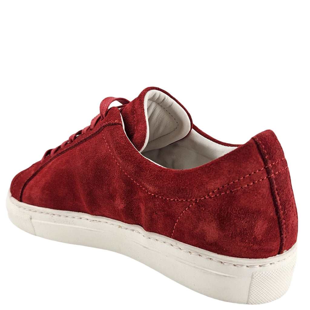 Red Suede Sirius Star Womens Sneaker