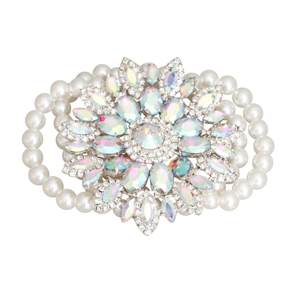Pearl Bracelet Radiant Aurora Stylish Statement Jewelry Accessory
