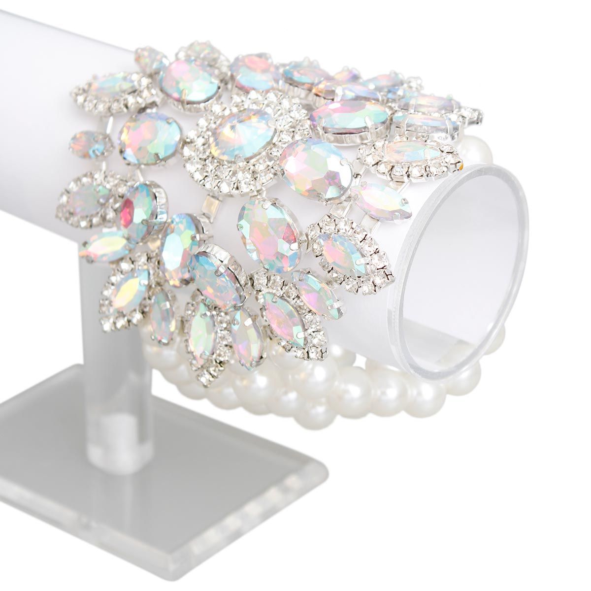 Pearl Bracelet Radiant Aurora Stylish Statement Jewelry Accessory