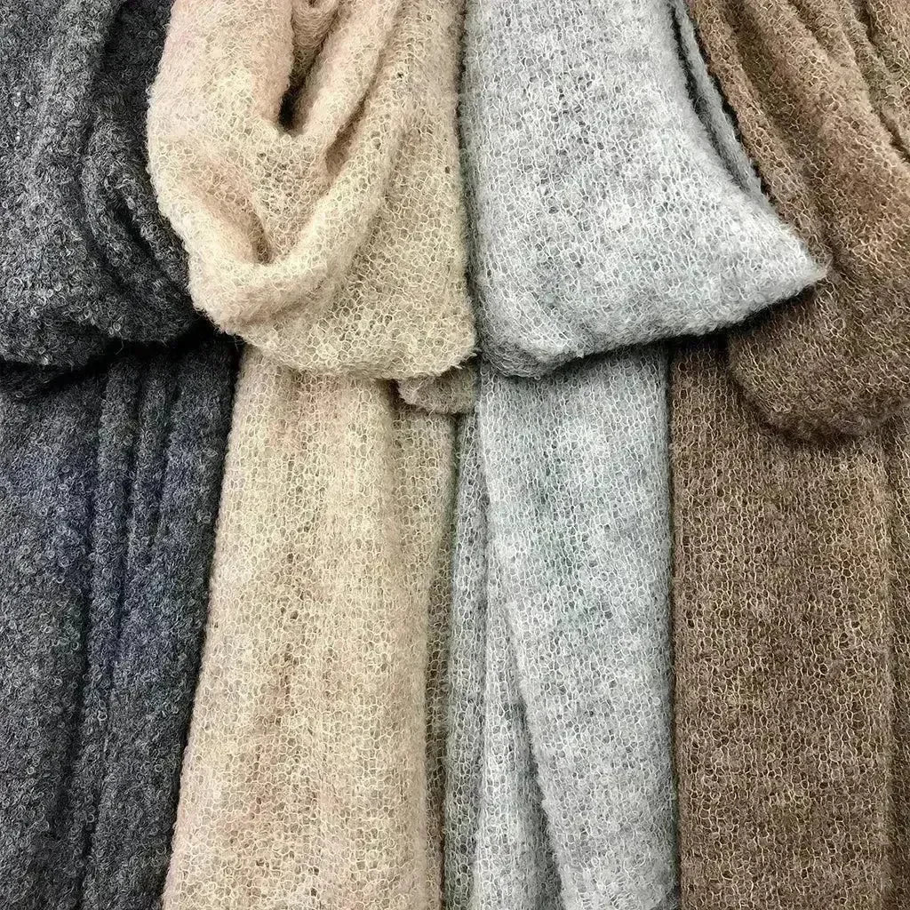 Gray Ultra Plush Alpaca Scarf
