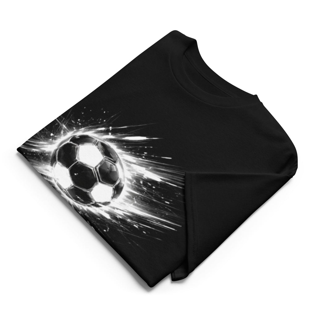 Blackout Strike T-Shirt – Limited Drop – Futuristic Soccer Graphic Tee