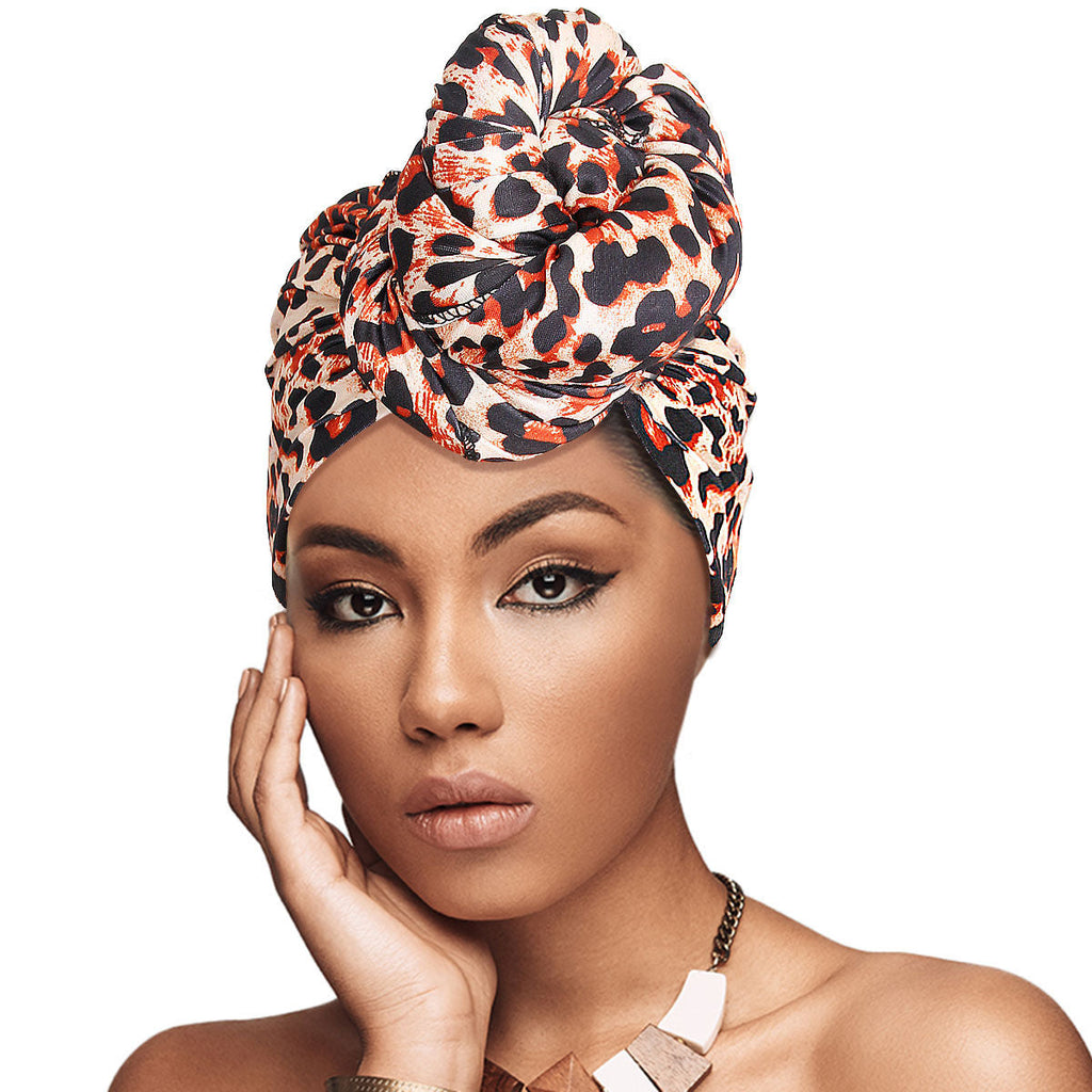 Fashion Head Wrap Leopard Print Stylish Trendy Accessory