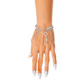 Layered Silver Chain Key Bracelet Stylish Fashion Jewelry Accessory