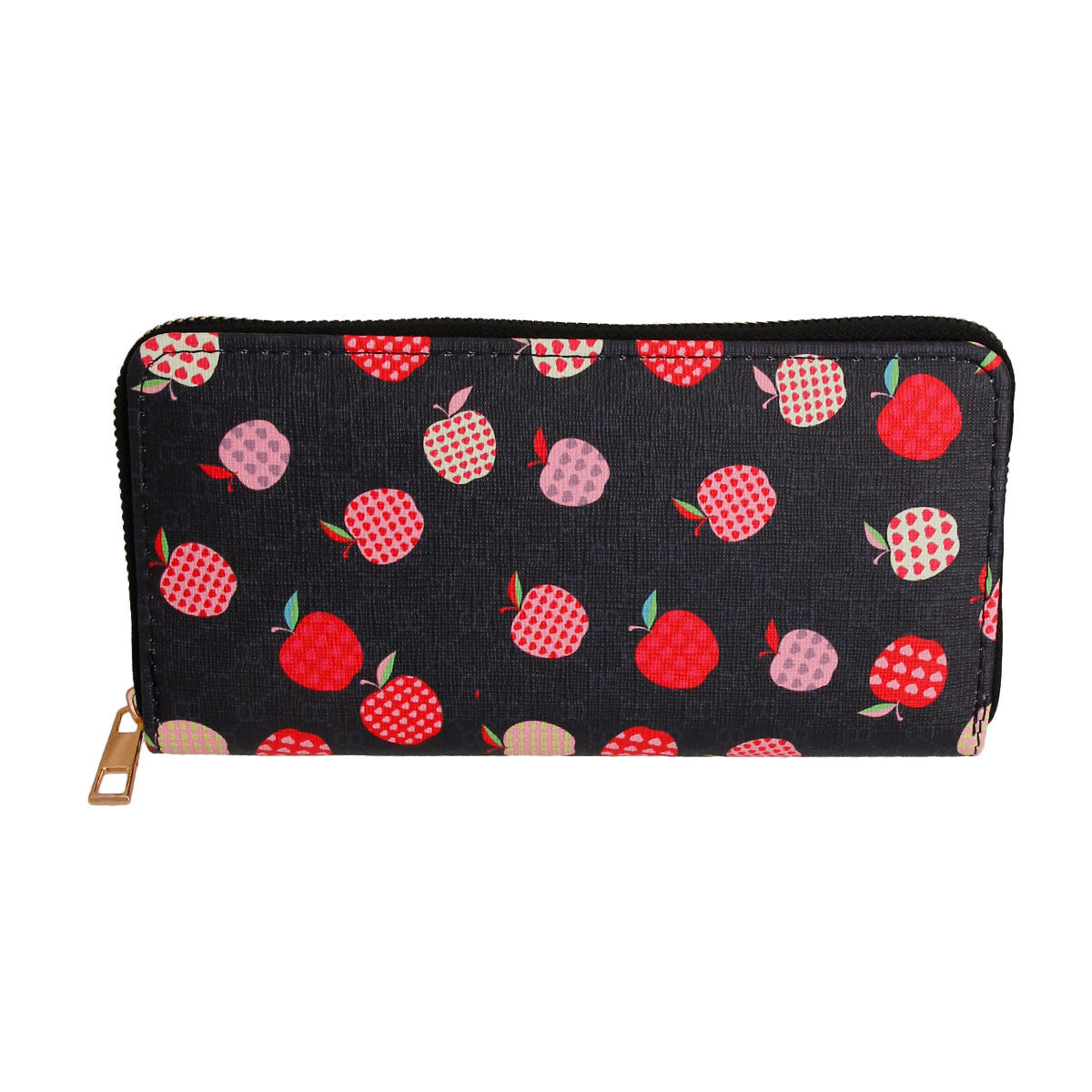Woven Black Wallet Stylish Casual Accessory Apple Affection