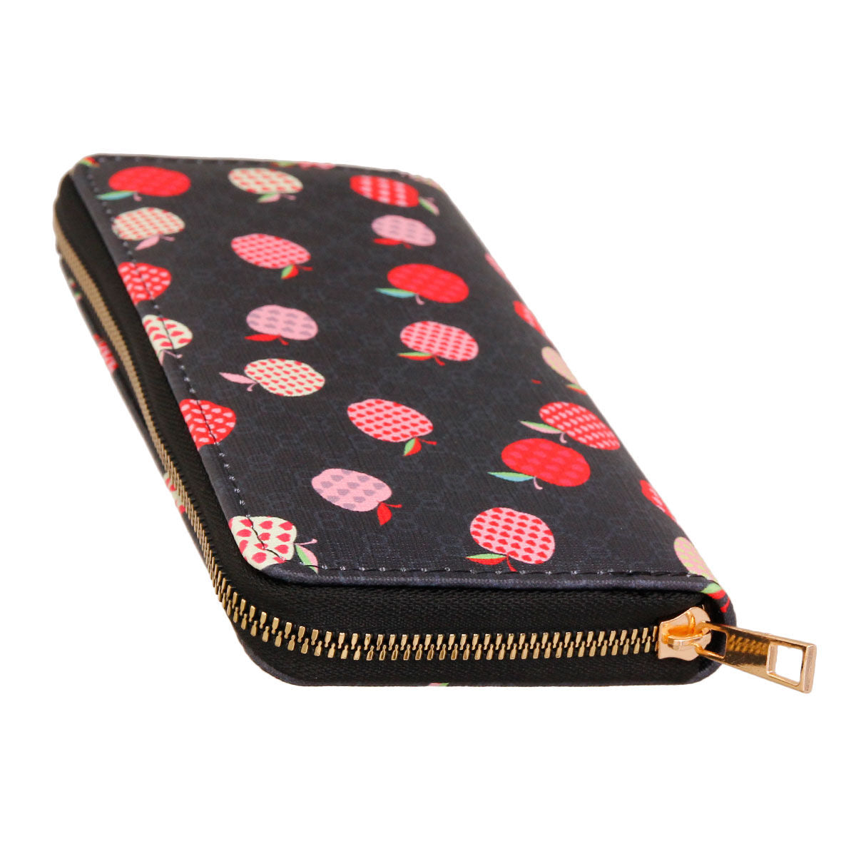 Woven Black Wallet Stylish Casual Accessory Apple Affection