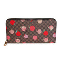 Woven Brown Wallet Stylish Casual Fashion Accessory