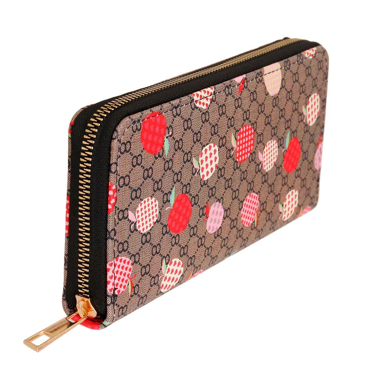 Woven Brown Wallet Stylish Casual Fashion Accessory