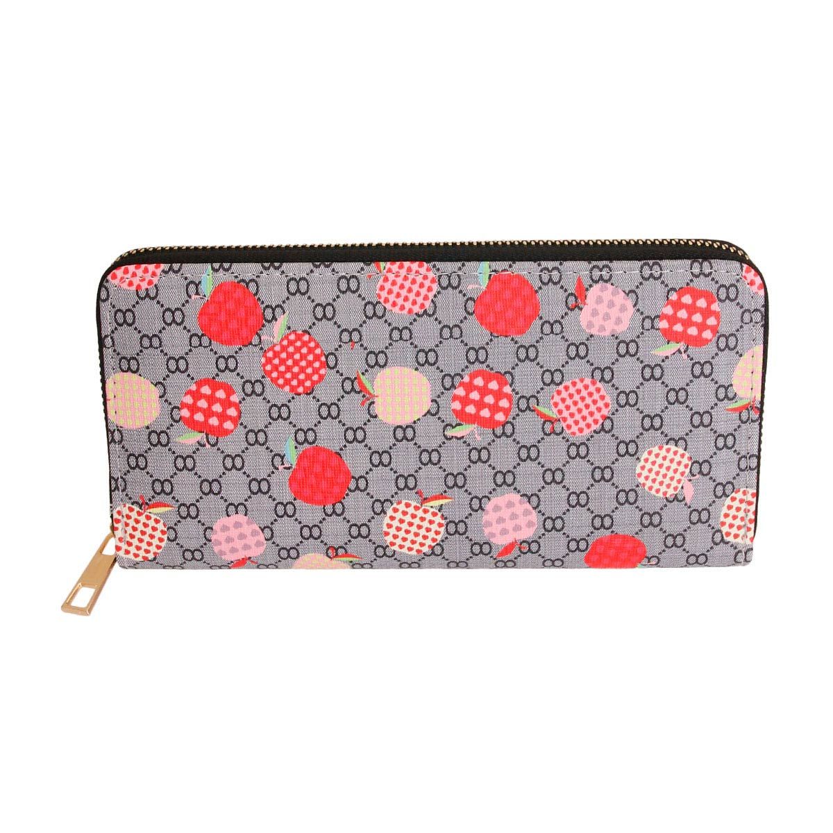 Woven Gray Wallet Stylish Casual Accessory Apple Allure
