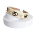 Fashion Headband Ivory Raffia Royale Stylish Bespoke Accessory