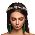 Statement Headband Tiger Crown with Bespoke Iced Chain Accessory