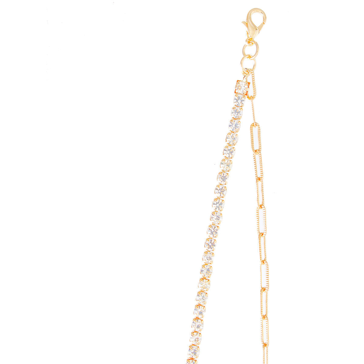 Layered Gold Key Necklace Set 2 Layer Stylish Statement Jewelry