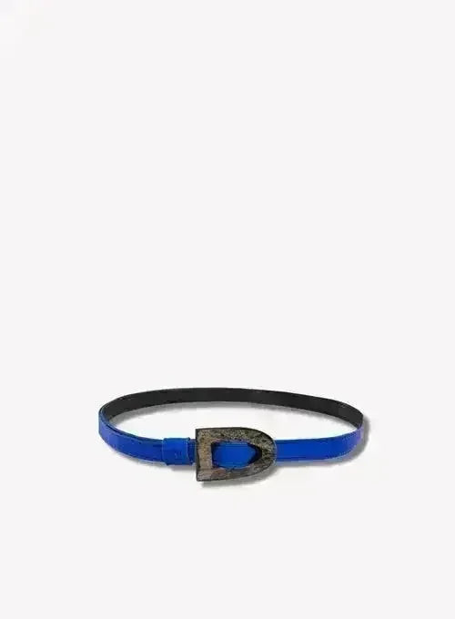Women's Horn and Leather Belt