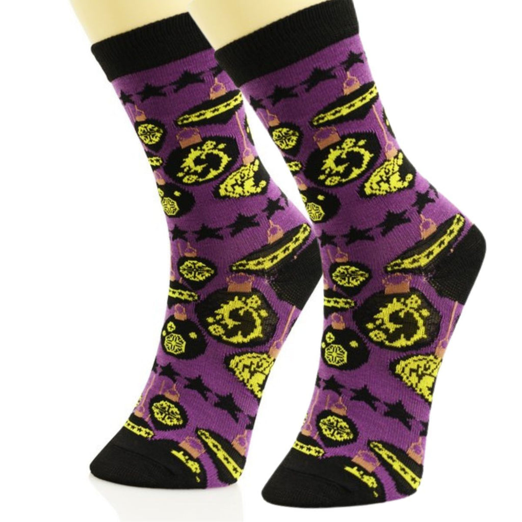 Crew Socks 3 Pcs Christmas Ornament Design Trendy Casual Socks