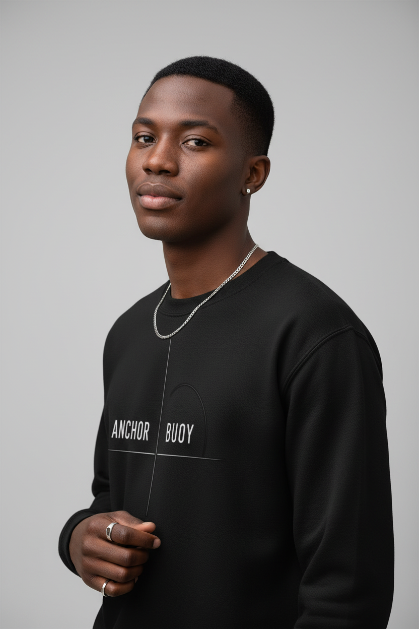 ANCHOR / BUOY Sweatshirt – Minimalist Conceptual Drop | For Thinkers & Leaders